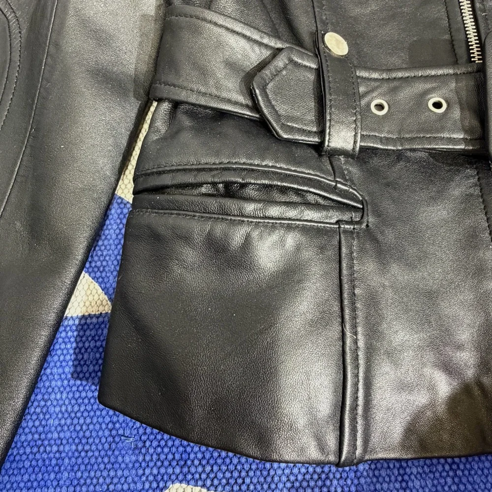 Arden B Moto Leather Jacket - Picture 10 of 16